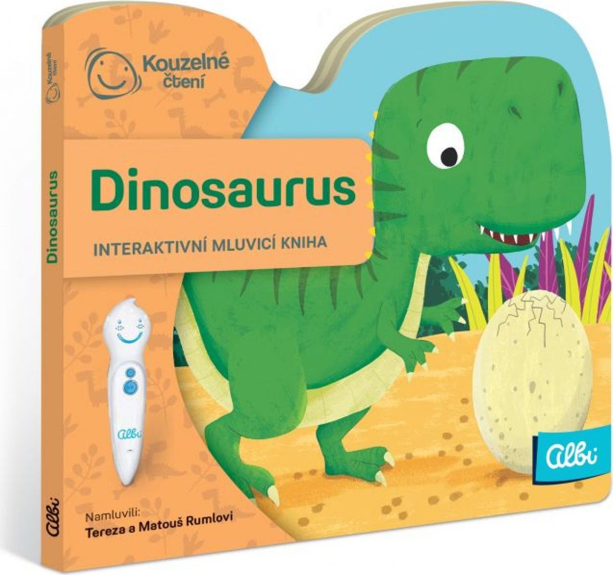 Albi Kouzelné čtení Minikniha s výsekem Dinosauři - obrázek 1