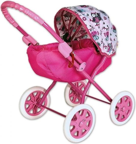 Baby Nellys Kočárek pro panenky - Sovičky - obrázek 1