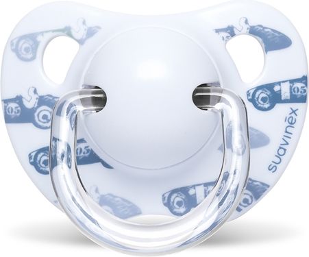 SUAVINEX Evolution Dudlík anatomický silikon (6m+) 2 ks Toys – modrá - auta - obrázek 2