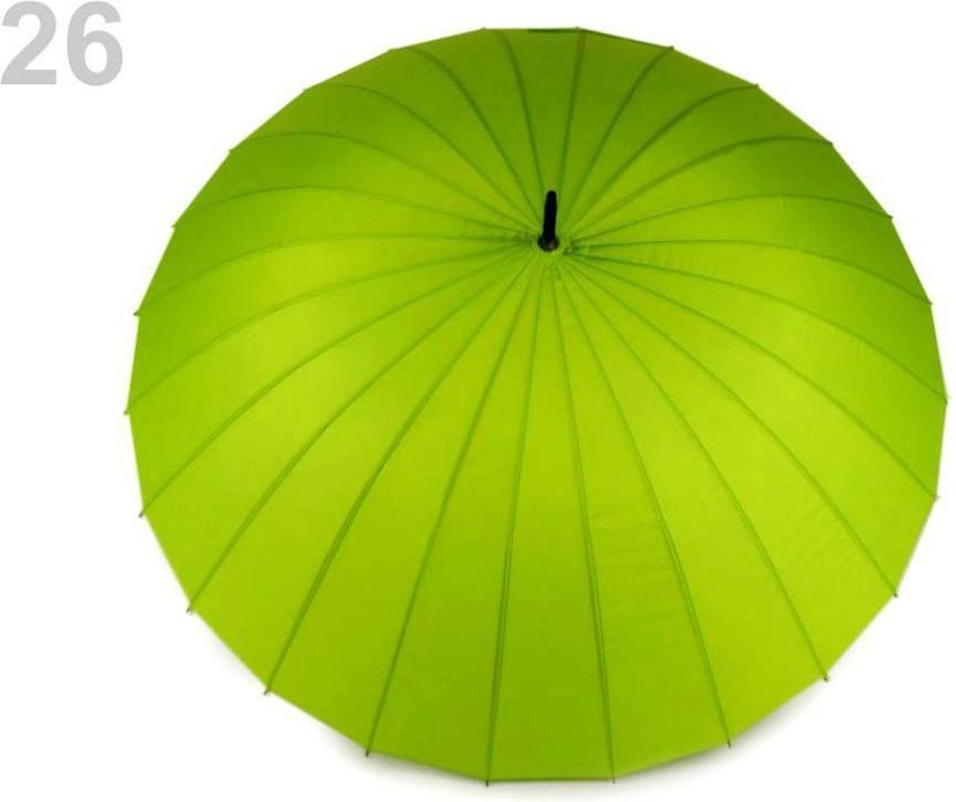 Kraftika 1ks zelená sv. dámský deštník kouzelný s květy - obrázek 1
