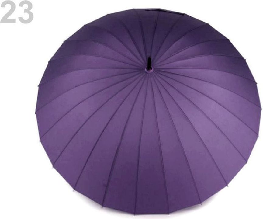 Kraftika 1ks fialová tm. dámský deštník kouzelný s květy - obrázek 1