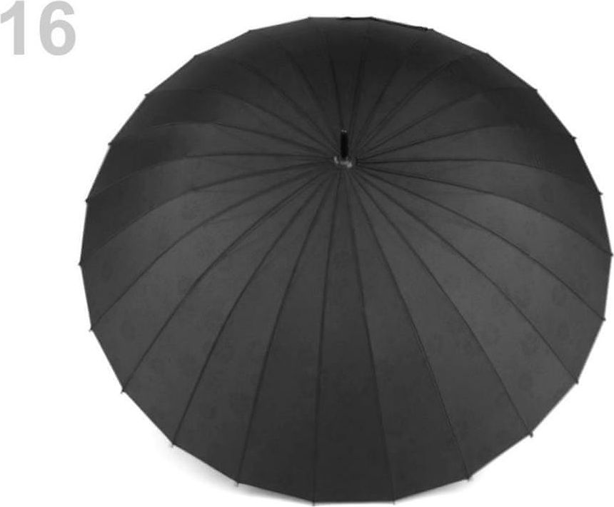 Kraftika 1ks černá dámský deštník kouzelný s květy - obrázek 1