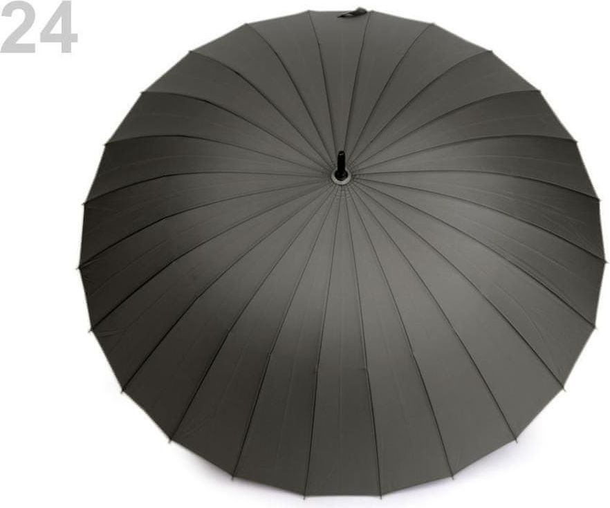 Kraftika 1ks šedá perlová dámský deštník kouzelný s květy - obrázek 1