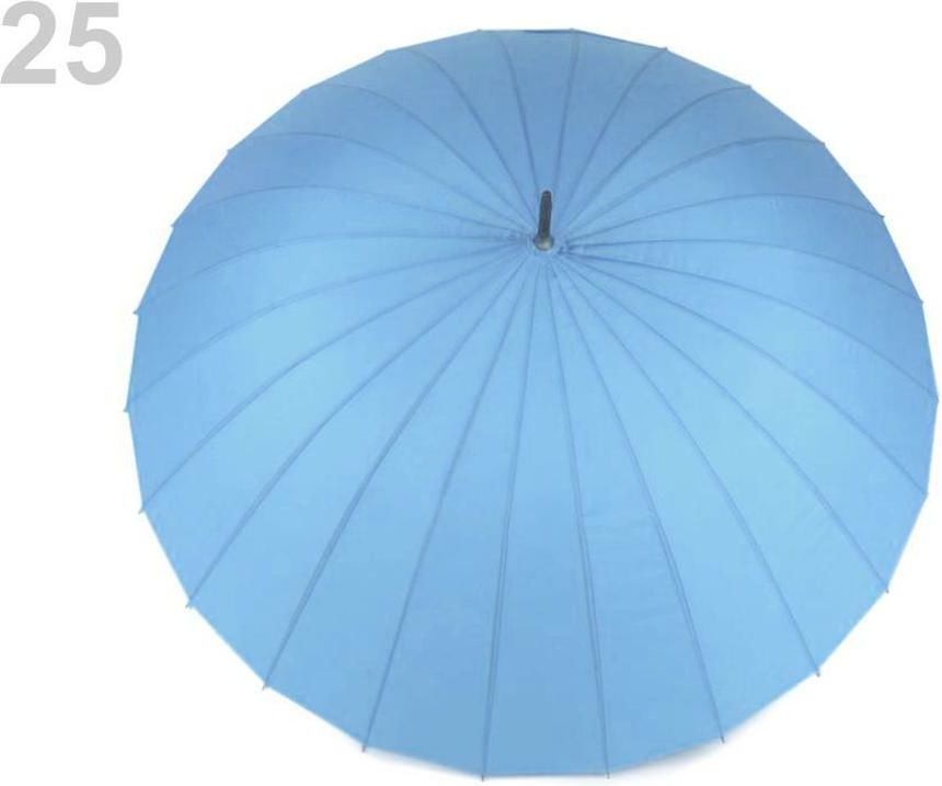 Kraftika 1ks 25 modrá azurová dámský deštník kouzelný s květy - obrázek 1