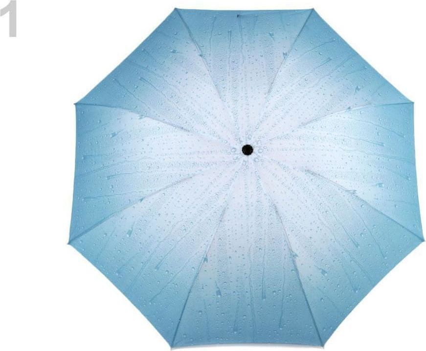 Kraftika 1ks 1 modrá pomněnková dámský skládací deštník - obrázek 1