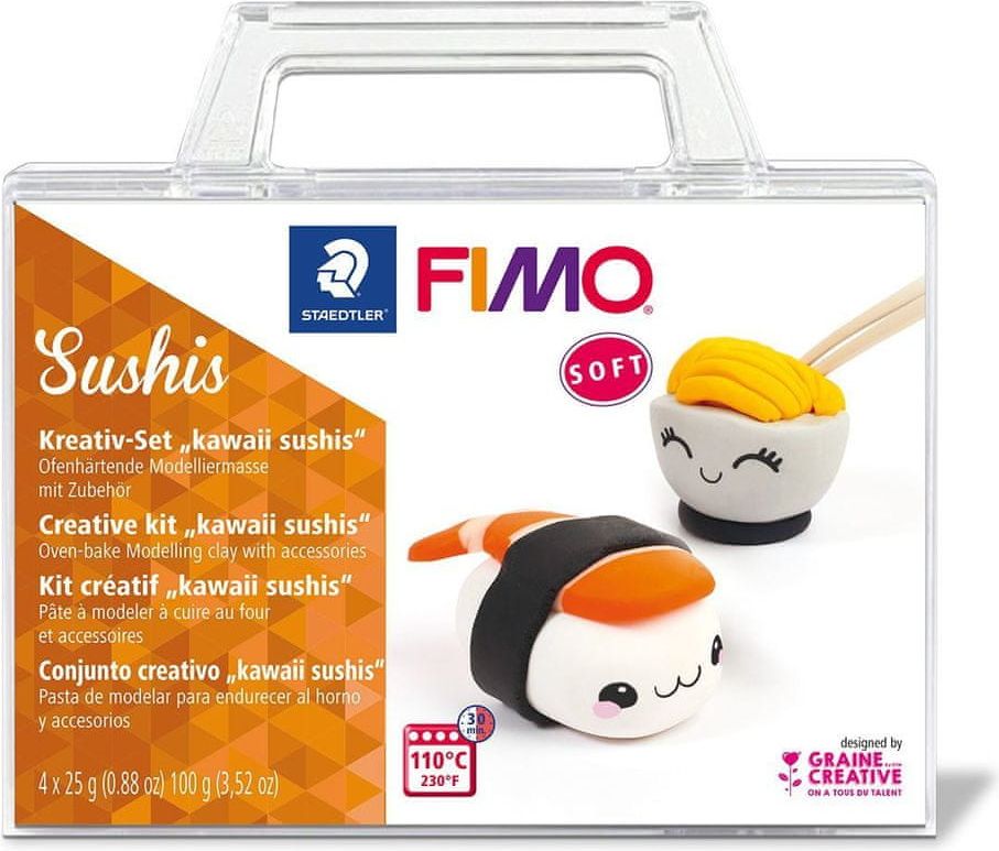 Kraftika Fimo soft sada sushis, 8025 33 - obrázek 1