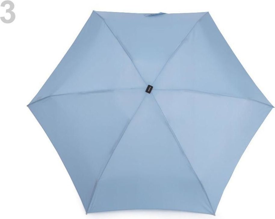 Kraftika 1ks 3 modrá pomněnková dámský mini skládací deštník ultra - obrázek 1