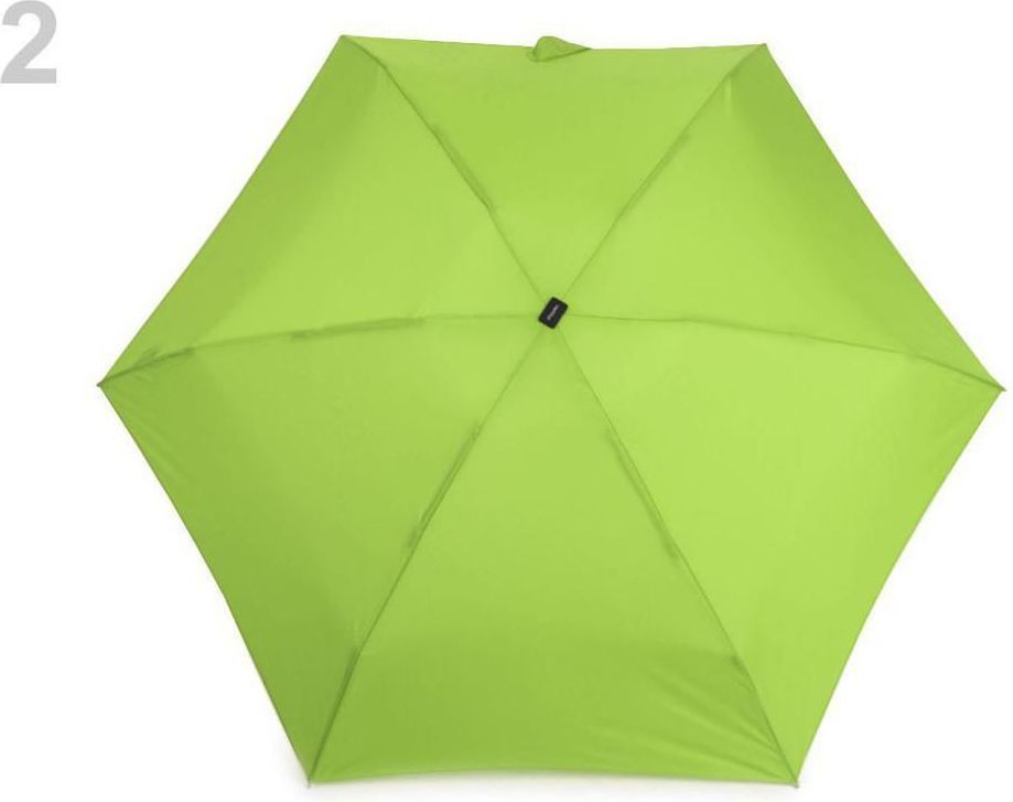 Kraftika 1ks zelená sv. dámský mini skládací deštník ultra lehký - obrázek 1