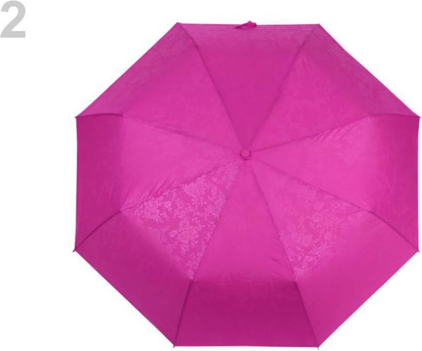 Kraftika 1ks růžová ostrá dámský skládací vystřelovací deštník s - obrázek 1