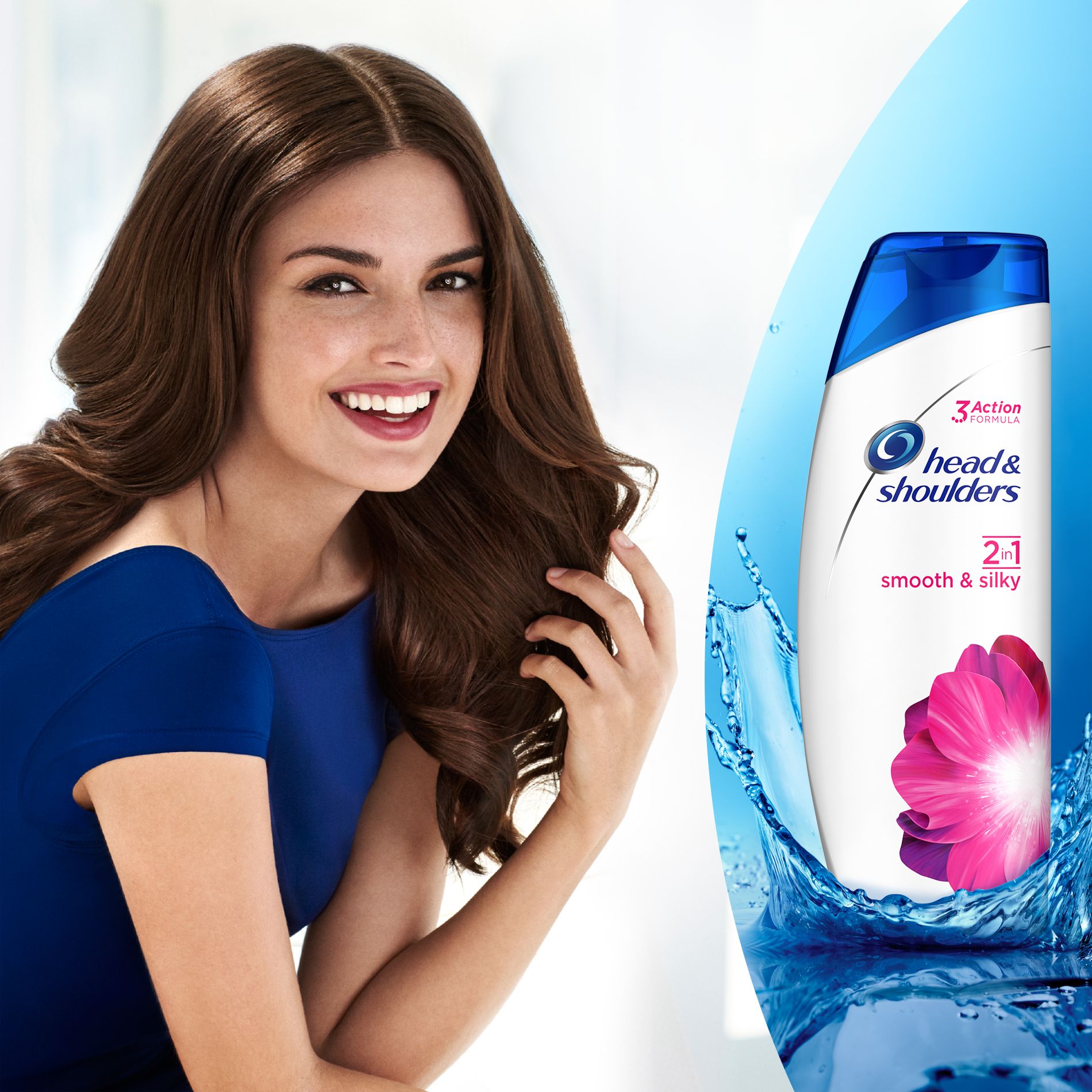 HEAD&SHOULDERS Šampon 2in1 Smooth & Silky 360 ml - obrázek 2