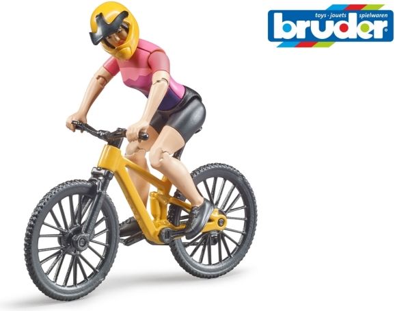 Bruder 63111 BWORLD Cyklistka na kole - obrázek 1