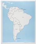Kontrolní mapa Jižní Ameriky, anglicky - obrázek 1