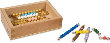 Krabička s perlami k Seguinově tabulce I. – umělé korálky samostatné - obrázek 1
