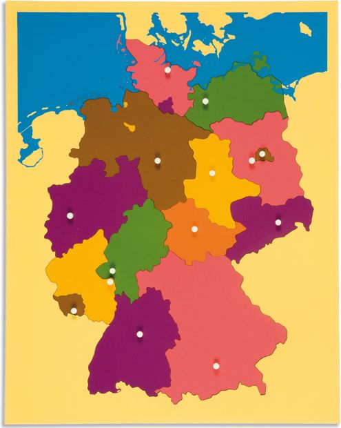 Puzzle – mapa Německa - obrázek 1