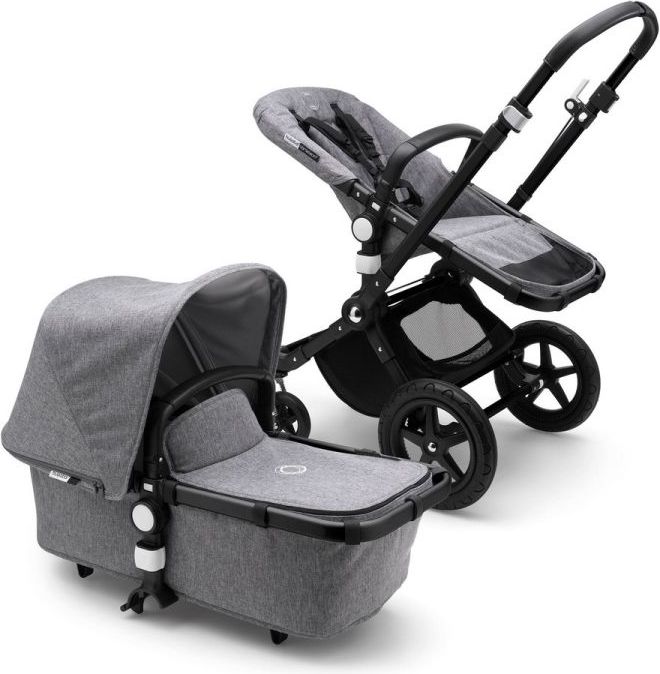 Kompletní kočárek Bugaboo Cameleon 3 Plus Black/Grey Melange-Grey Melange 2020 - obrázek 1