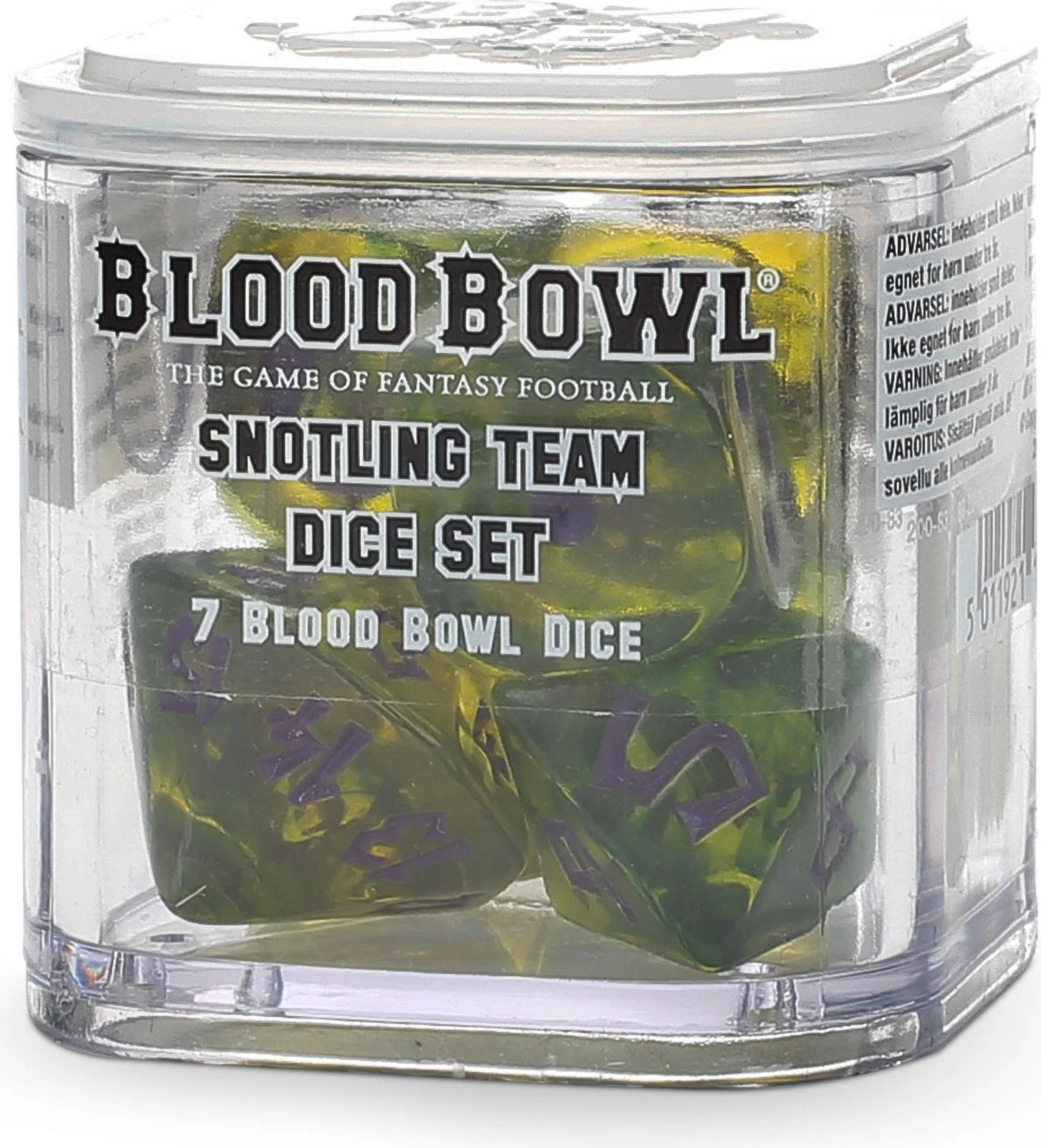 Games Workshop Blood Bowl: Snotling Dice Set - obrázek 1