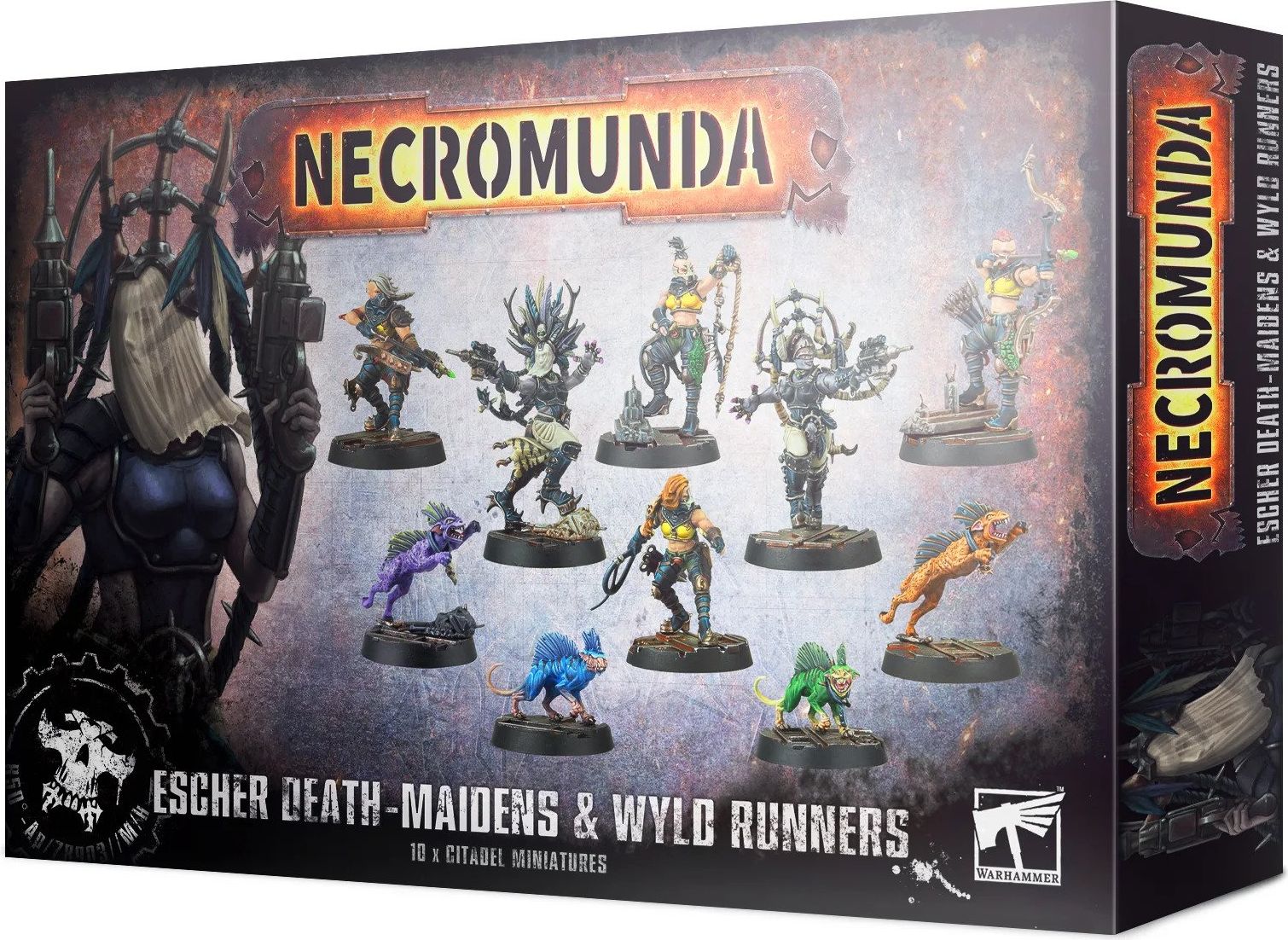 Games Workshop Necromunda: Escher Death-Maidens & Wyld Runners - obrázek 1