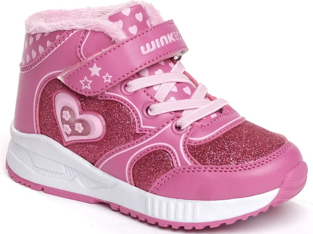 Wink dívčí kotníčková obuv HV92814-12-1W 24 růžová - obrázek 1