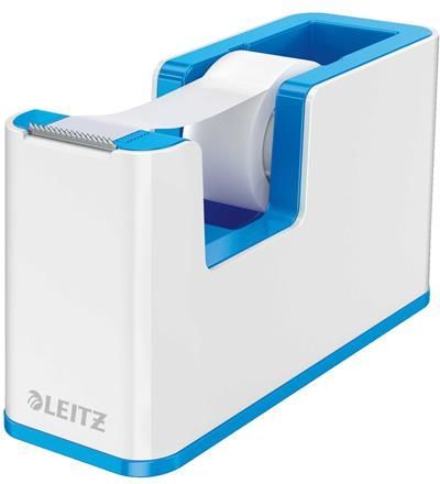 Leitz Odvíječ lepící pásky “Duo”, modrá, stolní, s páskou - obrázek 1