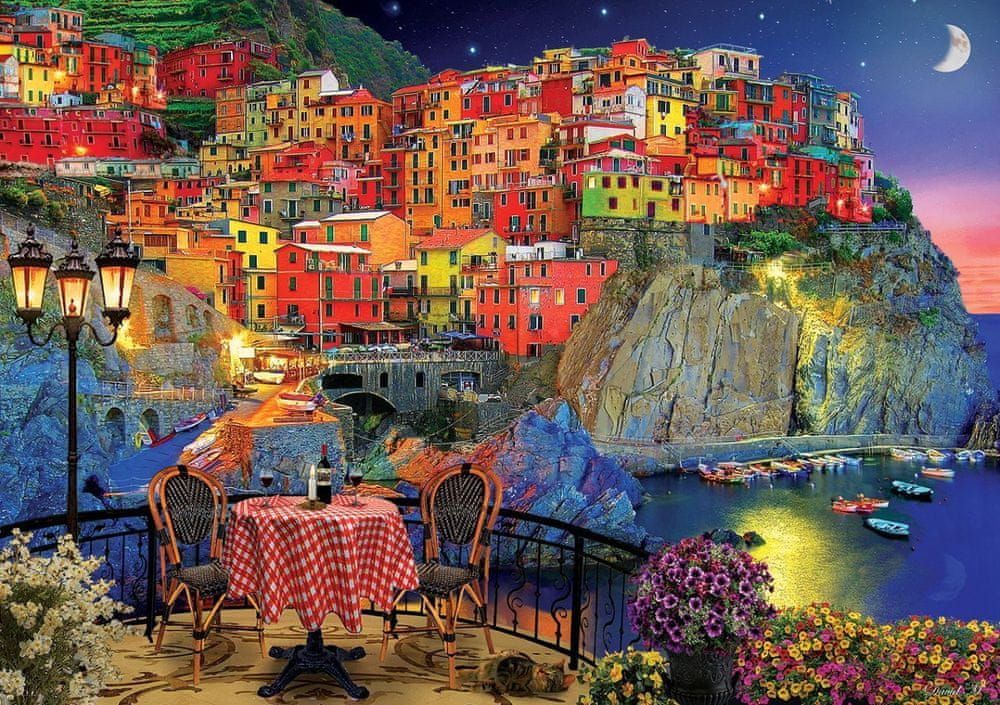 Art puzzle Puzzle Cinque Terre, Itálie 1500 dílků - obrázek 1