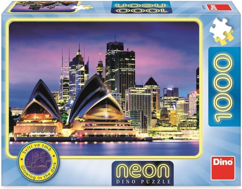 Dino Svítící puzzle Opera v Sydney 1000 dílků - obrázek 1