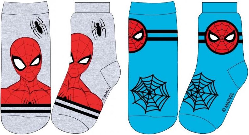 E plus M · Dětské / chlapecké ponožky Spiderman - MARVEL - bal. 2 páry - vel. EU 23 - 26 - obrázek 1