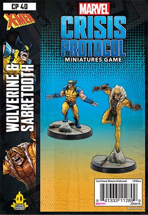 Fantasy Flight Games Marvel Crisis Protocol: Wolverine and Sabretooth - obrázek 1