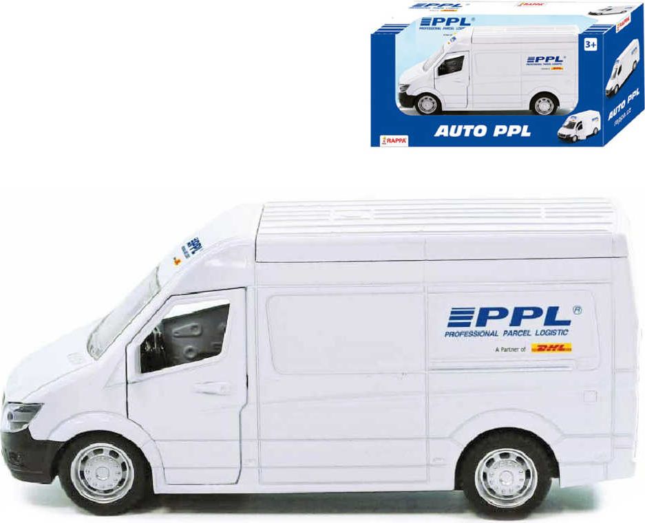 Auto přepravní společnost PPL kovová dodávka 14cm zpětný chod - obrázek 1