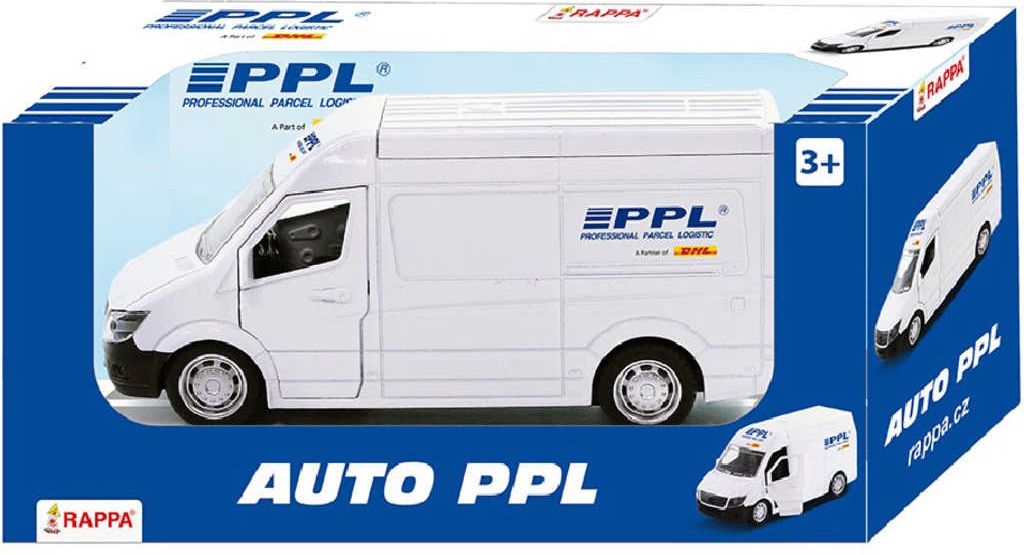 Auto přepravní společnost PPL kovová dodávka 14cm zpětný chod - obrázek 2