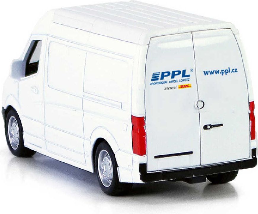 Auto přepravní společnost PPL kovová dodávka 14cm zpětný chod - obrázek 6