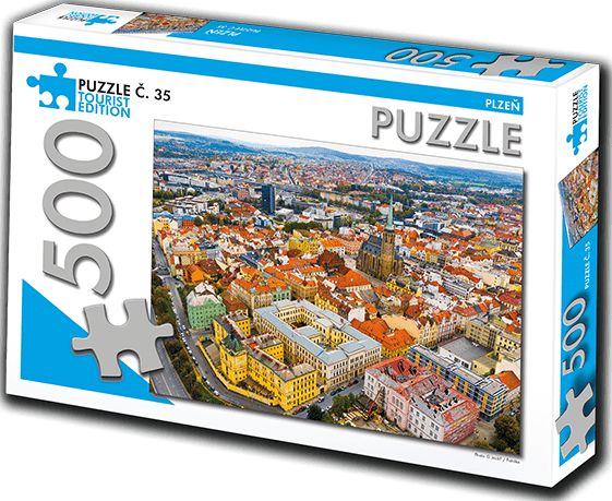 Tourist Edition Puzzle Plzeň 500 dílků (č.35) - obrázek 1