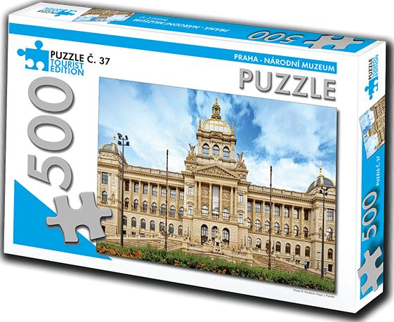 Tourist Edition Puzzle Národní muzeum, Praha 500 dílků (č.37) - obrázek 1