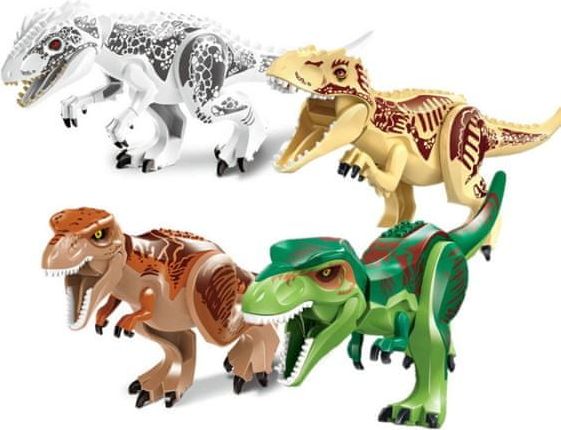KOPF MEGA figurky Jurský park dinosauři - Tyrannosaurus Rex 30cm sada 4ks - obrázek 1