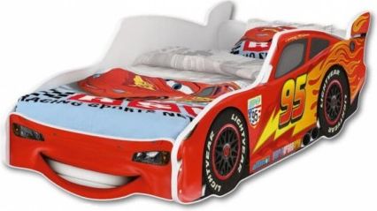 Nellys Dětská postel Super Car McQueen, Rozměry 140x70 - obrázek 1