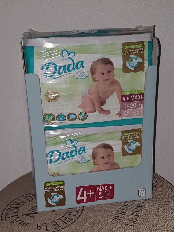 DADA Extra Soft 4+ Maxi + (9-20 kg) 42ks,4 balení - obrázek 1