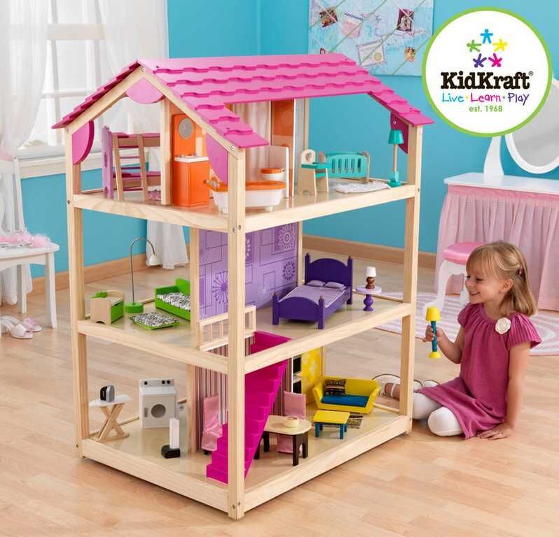 Dřevěný domeček pro panenky KidKraft  118x87x69 - obrázek 1