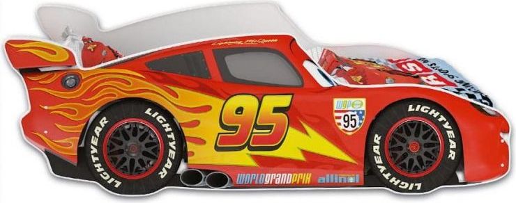 Nellys Dětská postel Super Car McQueen - 140x70 - obrázek 2