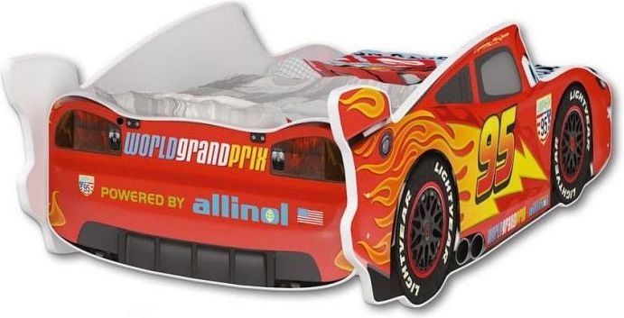 Nellys Dětská postel Super Car McQueen - 140x70 - obrázek 3