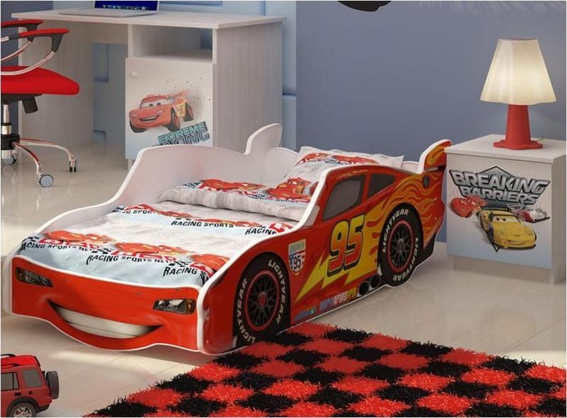 Nellys Dětská postel Super Car McQueen - 140x70 - obrázek 5