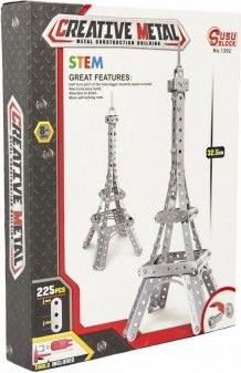 Stavebnice kovová Eiffelova věž 225 dílků v krabici 24x31x5cm - obrázek 1