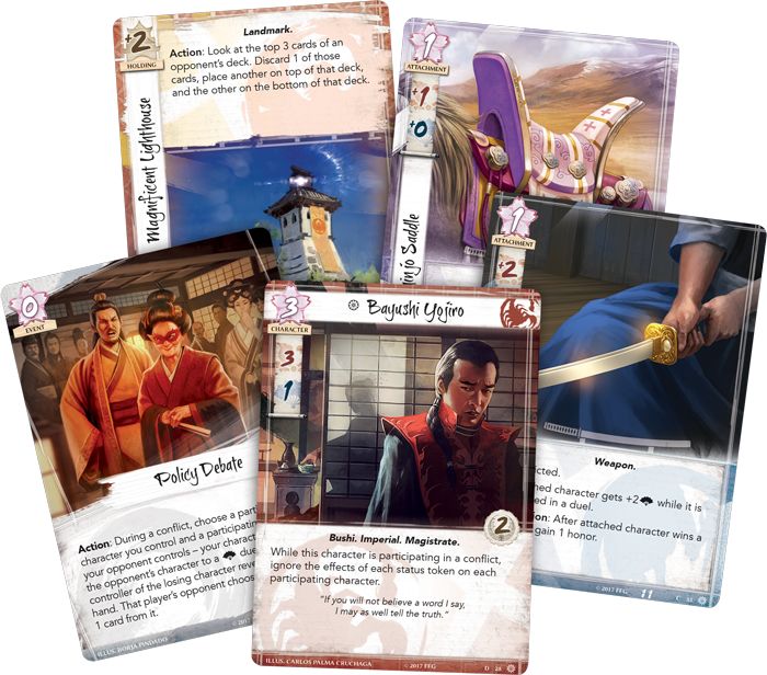 FFG Legend of the Five Rings: The Card Game - For Honor and Glory - obrázek 2