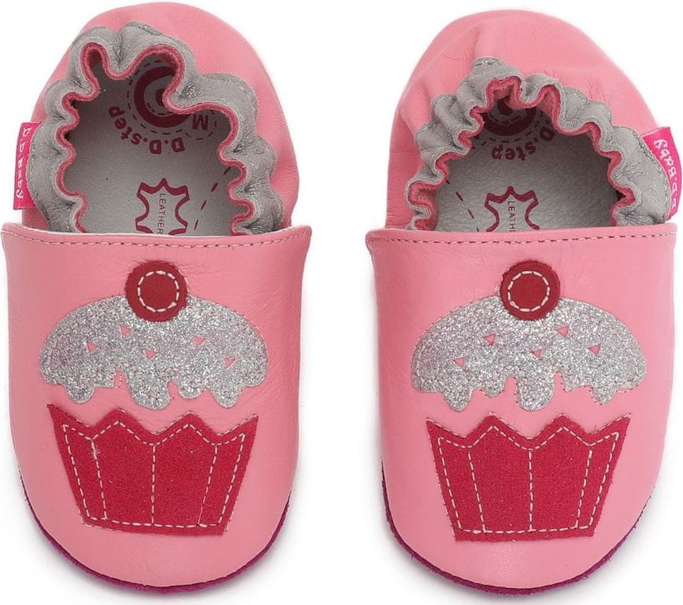 D-D-step dívčí domácí obuv K1596-329 růžová 18 - obrázek 1