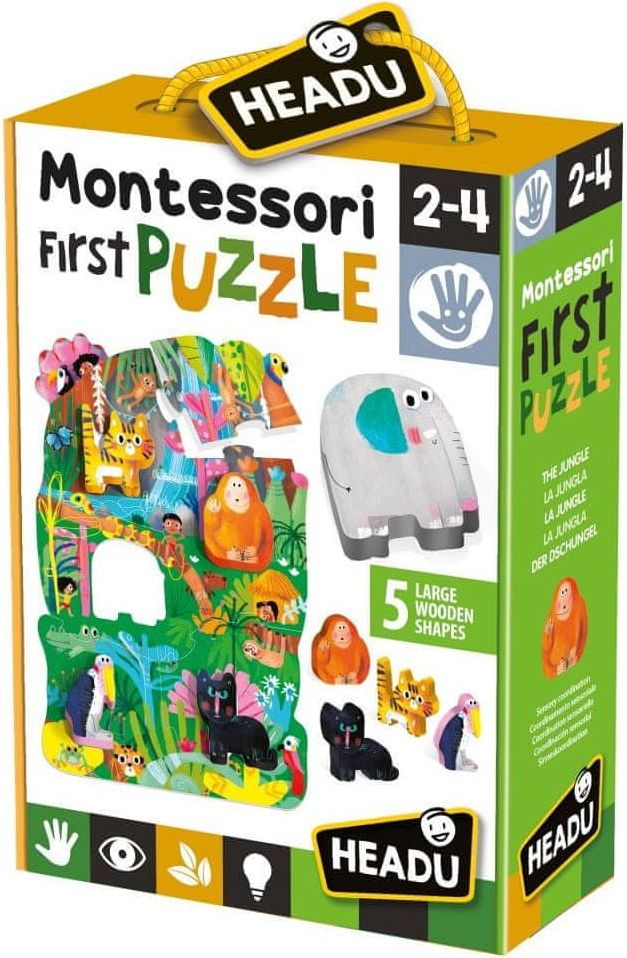 Headu Montessori: Moje první puzzle - Džungle - obrázek 1