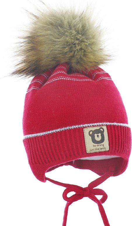 PUPILL Čepice MARTIN 7 vel. 42-44 cm, červená - obrázek 1