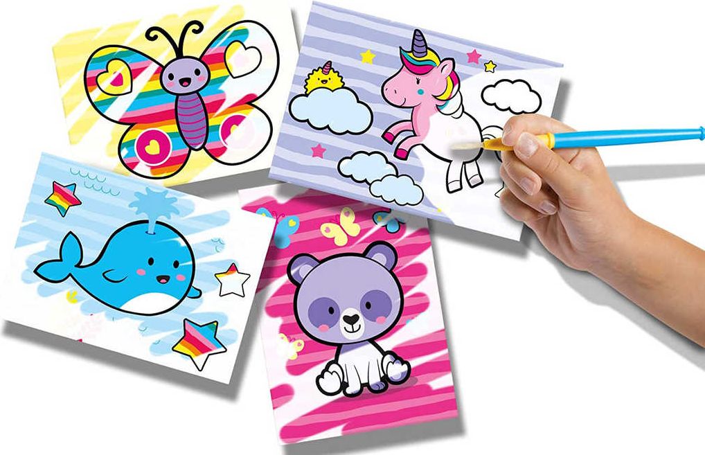 SES CREATIVE Baby Moje první malování štětcem a vodou Fantastická zvířata - obrázek 2