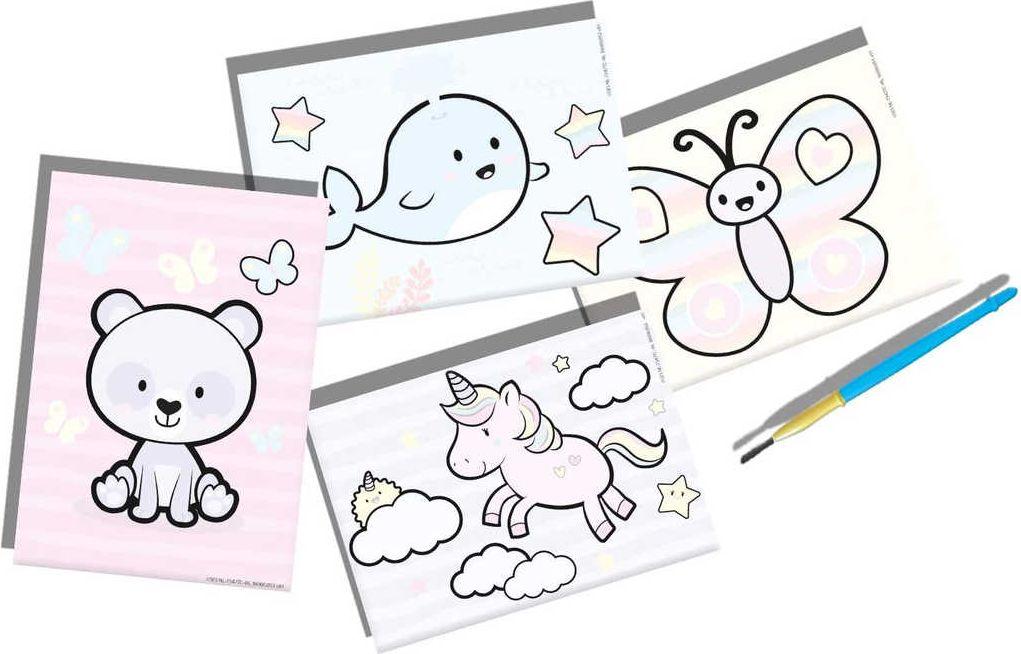 SES CREATIVE Baby Moje první malování štětcem a vodou Fantastická zvířata - obrázek 3