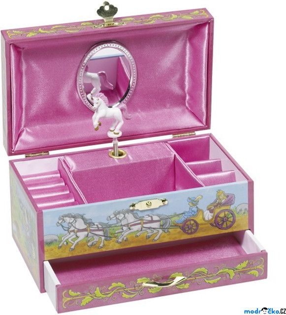 Šperkovnice - Hrací skříňka, Princezna a jednorožec (Goki) - obrázek 1