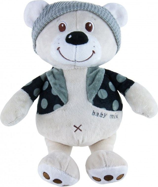 Plyšová hračka BabyMix Bear with Cap - obrázek 1