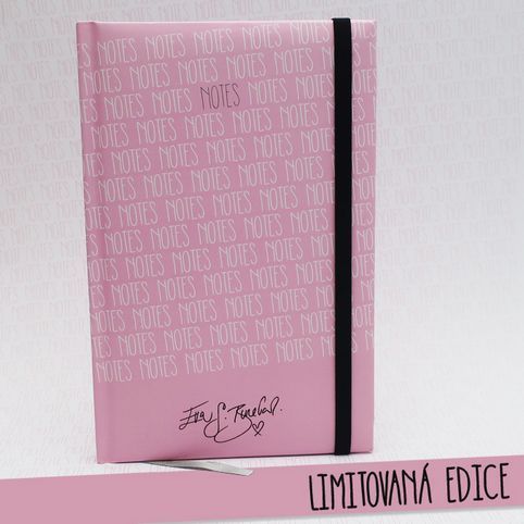 Eva Salvatore Burešová - Notes linkovaný - Růžový / 13,9 x 21cm / 192 stran - obrázek 1