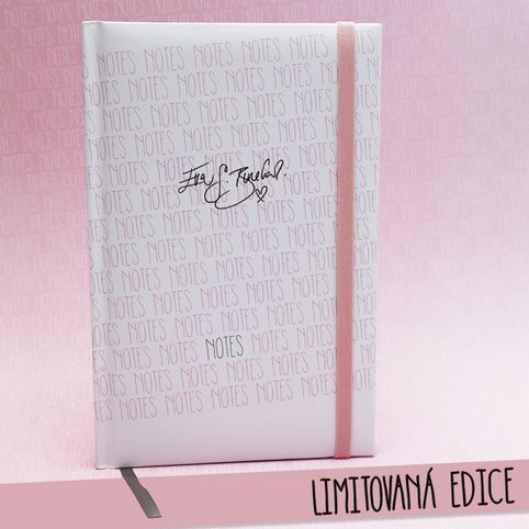 Eva Salvatore Burešová - Notes linkovaný - Bílý / 13,9 x 21cm / 192 stran - obrázek 1